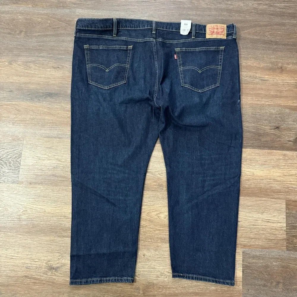 NWT‎ Levi's 502 Taper Men's Sz 50x29 Dark Wash Blue Denim Jeans